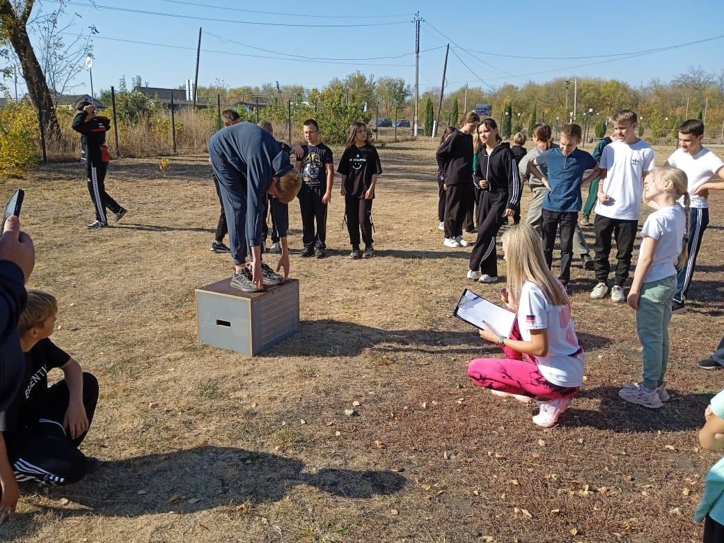 Сдача норм ГТО в Новой Усмани.